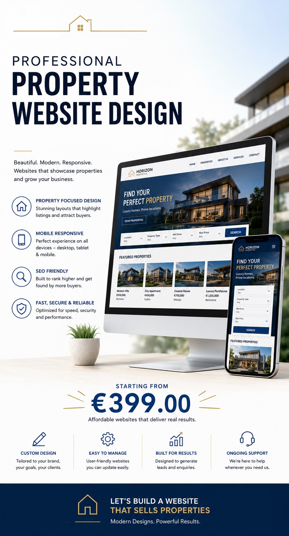 Affordable Property Website from €399
